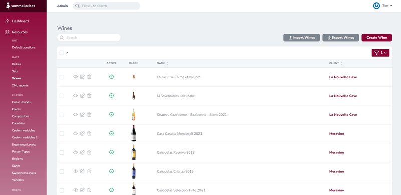 AI for wine ecommerce